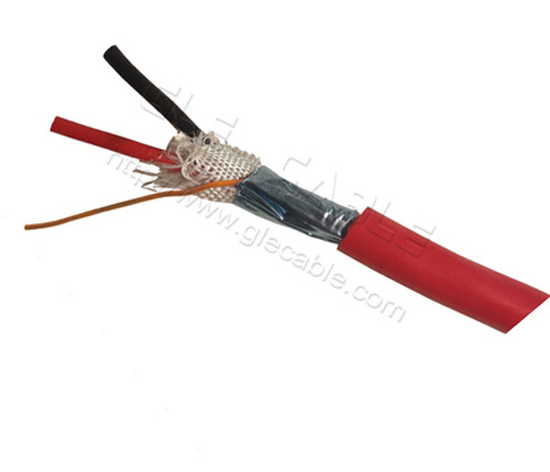 Glass fibre tape shielded fire alarm cable