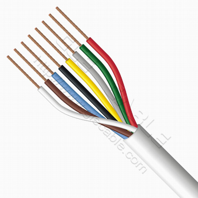 8 cores unshielded alarm cable