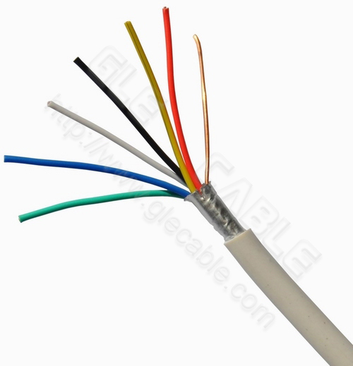 6 cores shielded alarm cable