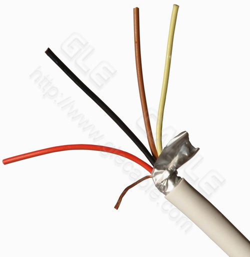 4 cores shielded alarm cable